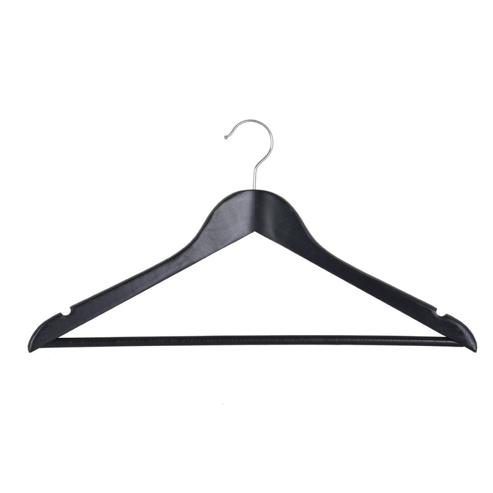 Вешалка EVERYDAY, 44,5 х 23 х 1,2 см, ТМ МД, одежная, черная (6 шт) 05163B6 Київ - зображення 2