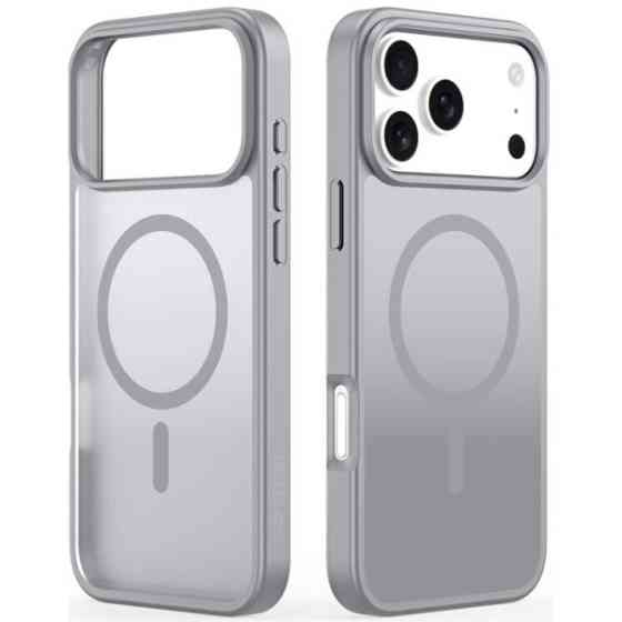 DM Чохол Yind Case with MagSafe для Apple iPhone 17 Pro Max Gray Харків