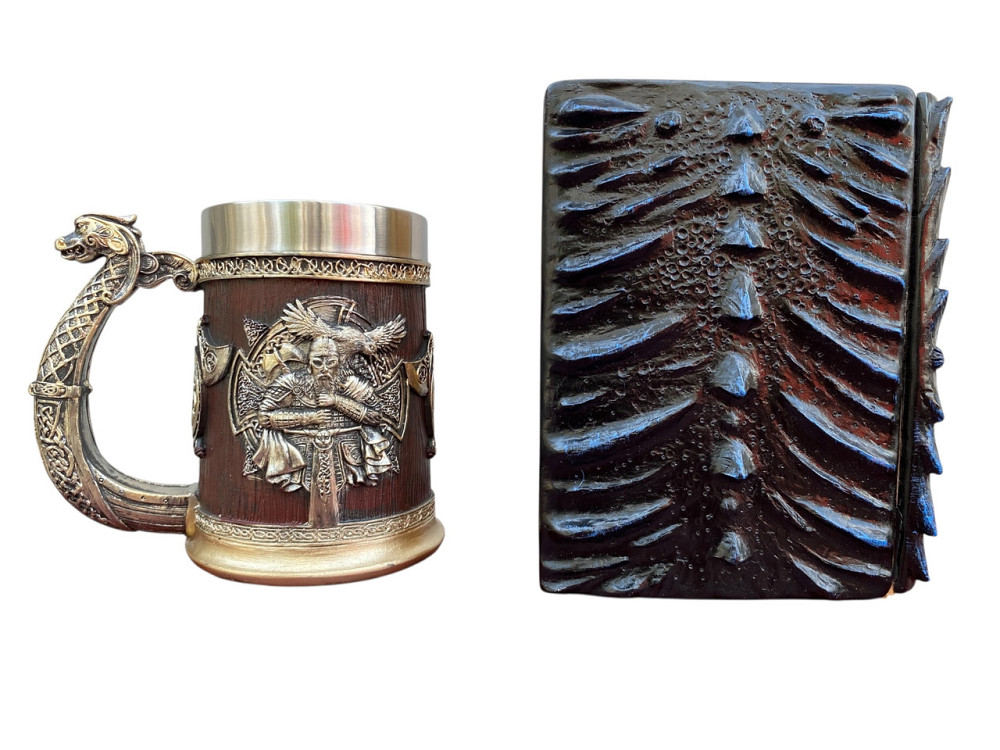 Подарочный набор Кухоль 3 Берсерк-Викинг и Блокнот 3 «Книга теней и Глубин» Київ - зображення 4