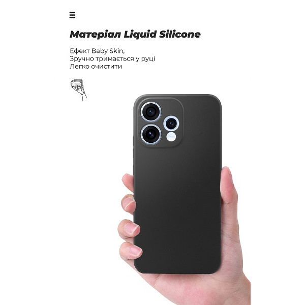 Чохол ArmorStandart ICON Camera Cov для OPPO Reno15 5G Black (ARM89912) Харків - зображення 3
