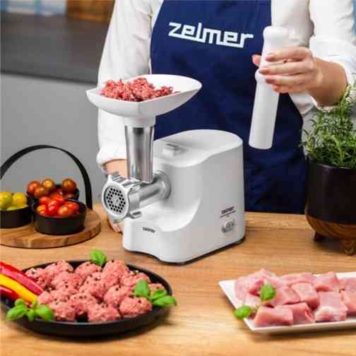 Мясорубка электрическая Zelmer ZMM1535B 1500 Вт белая Київ