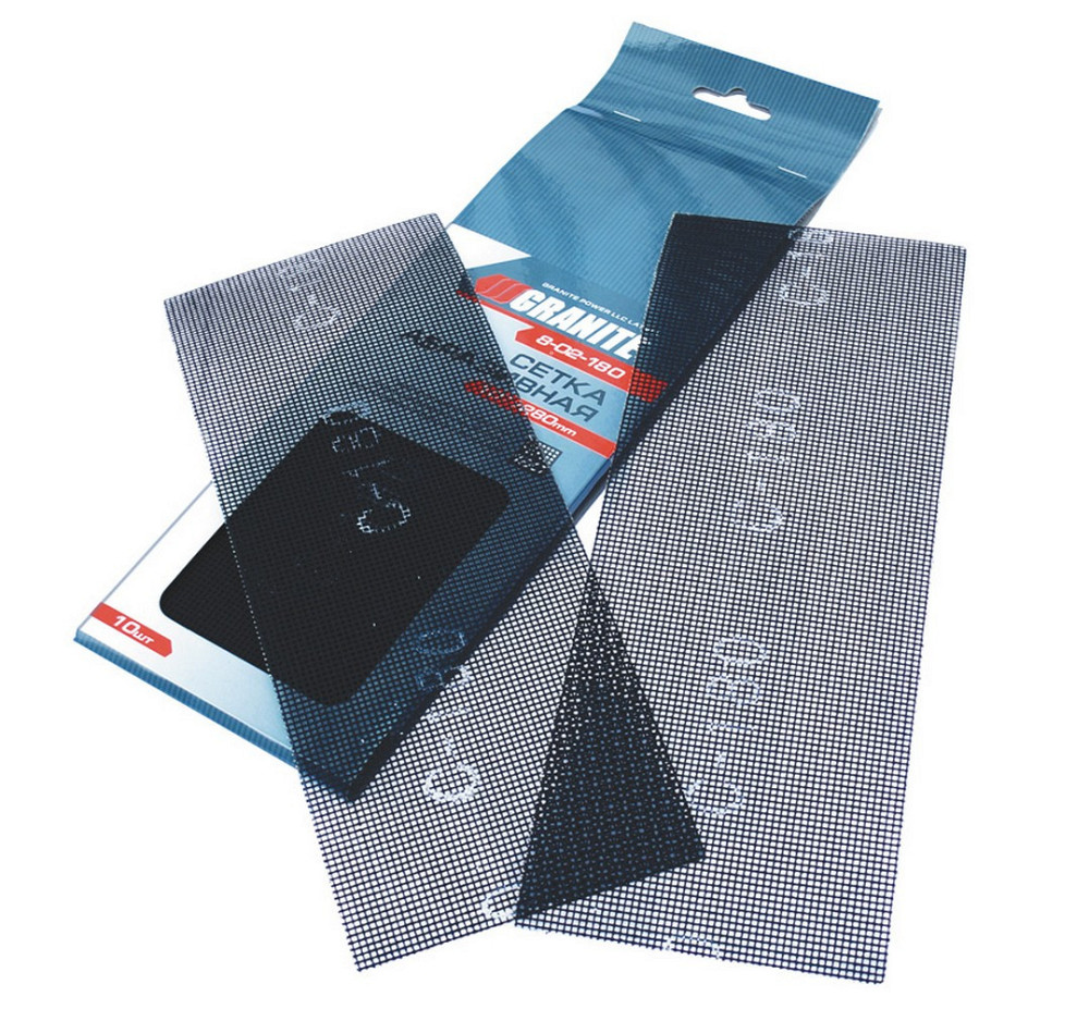 Сетка абразивная GRANITE зерно 180 107х280 мм 10 шт 8-02-180 Харків - зображення 1