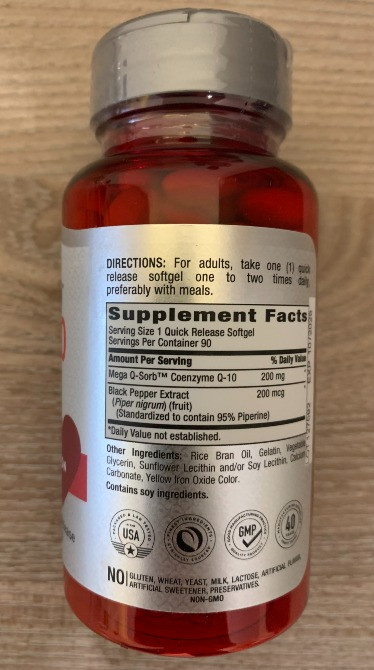 Коензим CoQ10, 200 мг, 90 капсул США. Тернополь - изображение 2