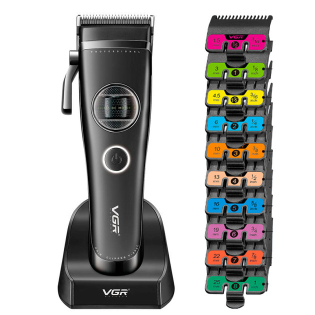 Машинка для стрижки аккумуляторная VGR V-880C BLACK 10 Вт черная Киев - изображение 1