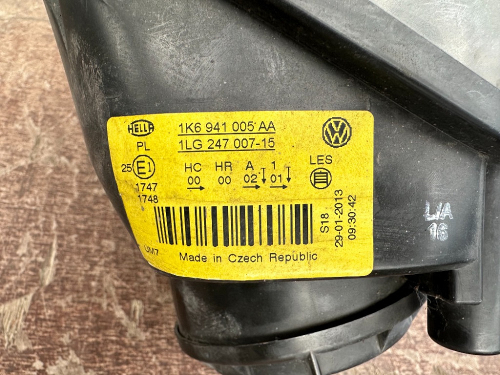 Фара левая VW Golf V 2003-2008 (1K6941005AA) Ковель - зображення 4