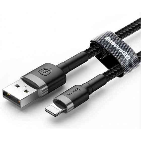 Дата кабель Baseus Cafule USB to Lightning 2.4A (1m) (CALKLF-B) Херсон