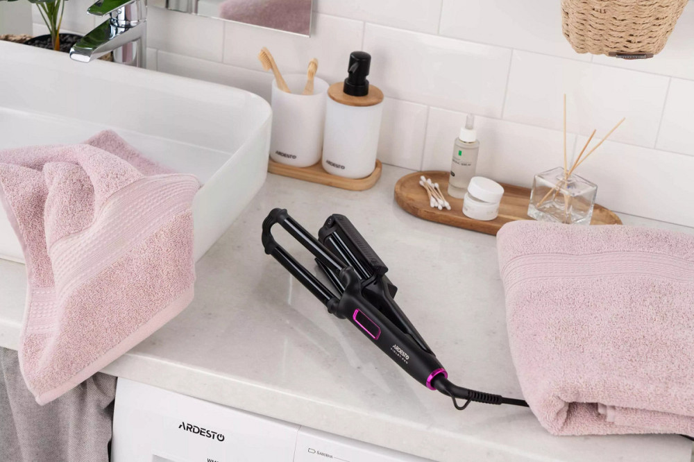 Плойка для создания локонов Ardesto Violet Pro HC-Y220PRO 90 Вт черный Киев - изображение 4