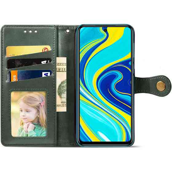 Кожаный чехол-книжка GETMAN Gallant (PU) для Xiaomi Redmi Note 9s / Note 9 Pro / Note 9 Pro Max Херсон
