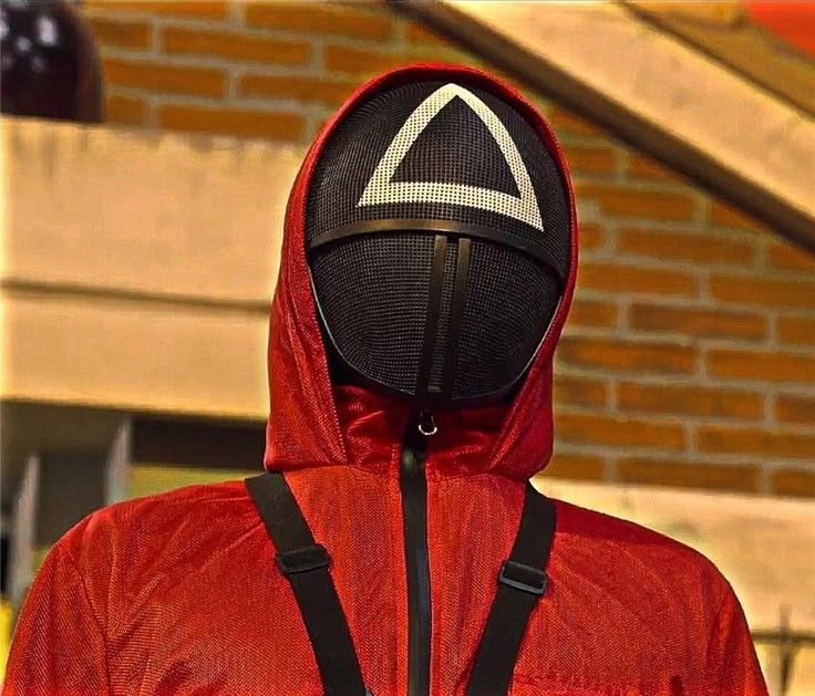 Маска Треугольник из Игра в кальмара squid game Київ - зображення 5