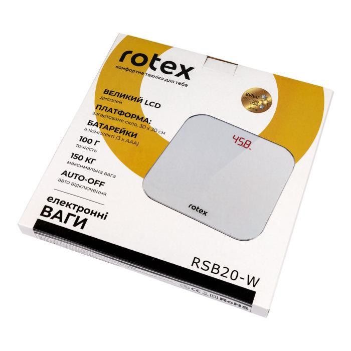 Весы напольные Rotex RSB20-W 150 кг Киев - изображение 3