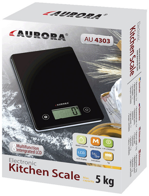 Весы кухонные Aurora AU 4303 Київ - зображення 2