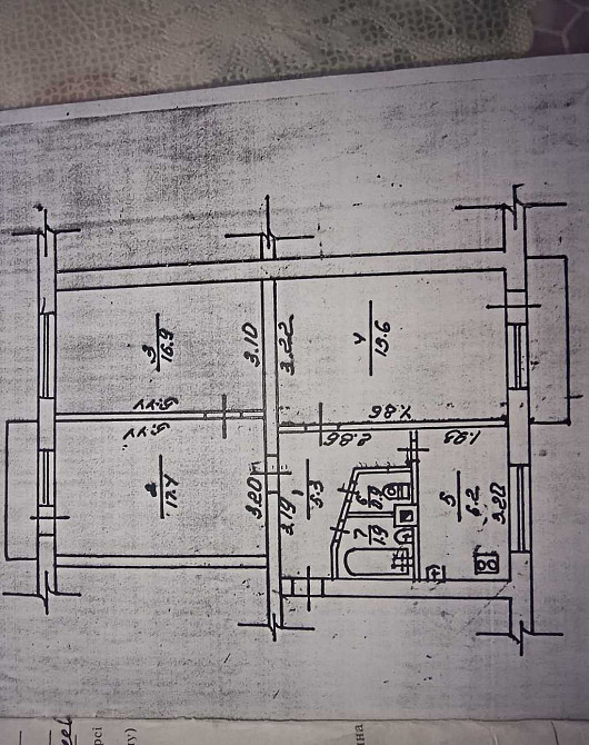 продажа 3-к квартира Васильковский, Даниловка, 32000 $  - зображення 9