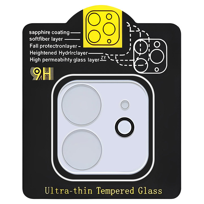 Защитное стекло на камеру Full Block (тех.пак) для Apple iPhone 11 (6.1") Херсон - изображение 11