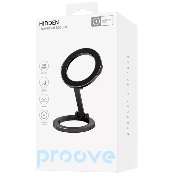 Автомобільний тримач Proove Hidden Universal Type Car Mount Gray (CHHN00000001) (Код товару:41519) Харків - зображення 2