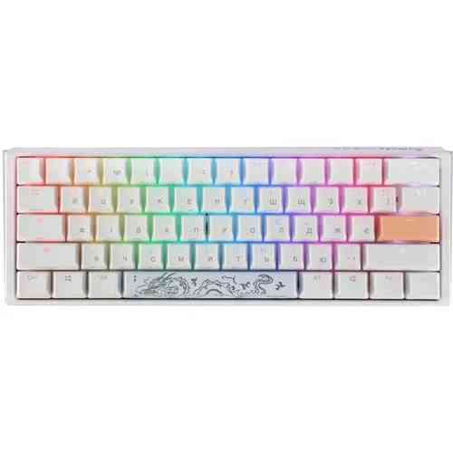 Клавиатура компьютерная проводная Ducky One 3 Mini Cherry MX Red RGB White UA DKON2161ST-RUAPXPWWWSC Київ