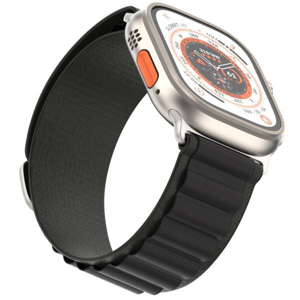 Ремінець ArmorStandart Alpina Band для Apple Watch 49/46/45/44/42 (Series 1-3) Black (ARM64977) (Код Харків - зображення 3