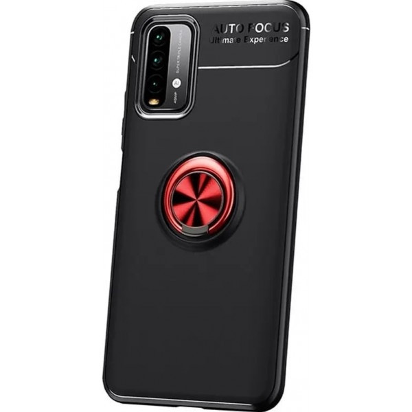 Чохол Deen Color Ring для Xiaomi Redmi 9T Black/Red (Код товару:17946) Харків - зображення 2