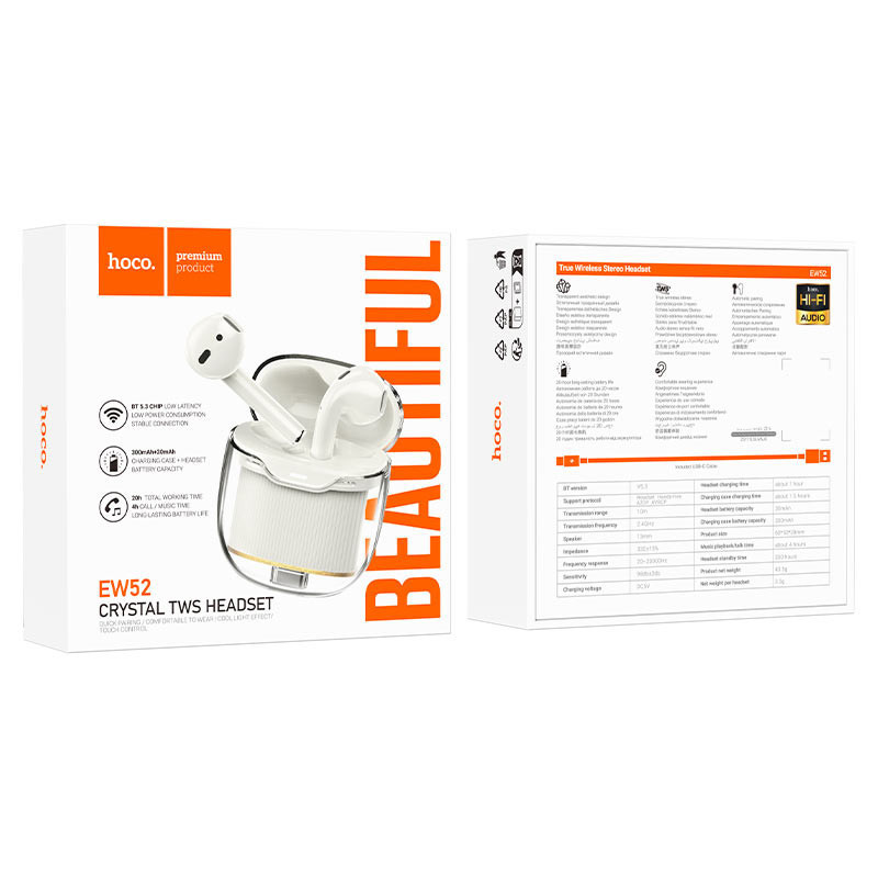 Беспроводные TWS наушники Hoco EW52 Lilly Херсон - изображение 2