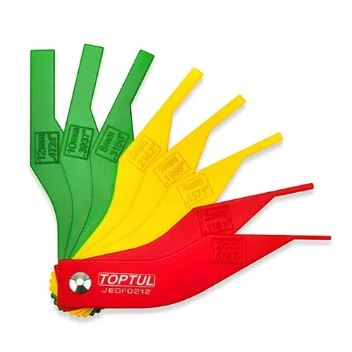 Набор щупов для измерения толщины колодок дисковых тормозов 8ед. (2-12 мм)  TOPTUL JEGF0212 Харків - зображення 1