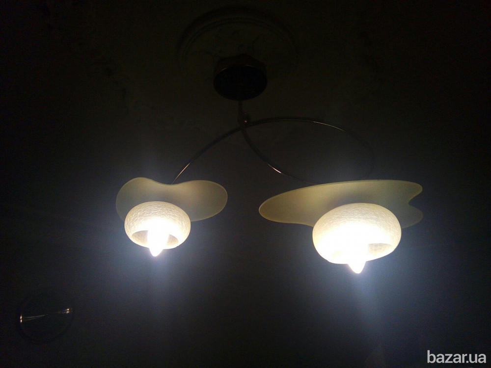 Люстра на 2 лампы, -600грн Харків - зображення 2