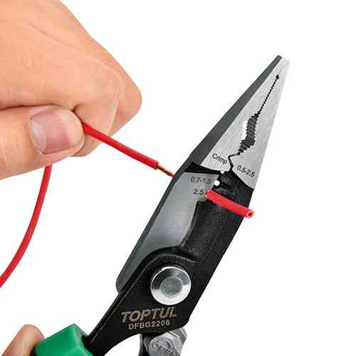 Плоскогубцы электрика многофункциональные 8" (200мм) TOPTUL DFBG2208 Харків