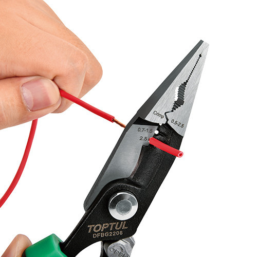 Плоскогубцы электрика многофункциональные 8" (200мм) TOPTUL DFBG2208 Харків - зображення 4