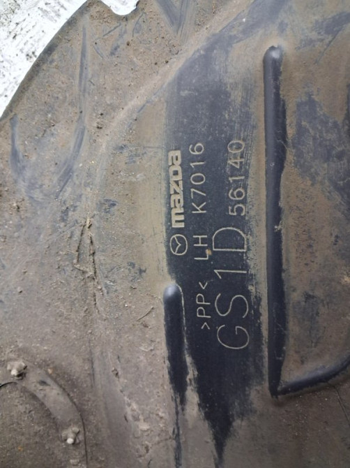 Подкрылок передний левый Mazda 6 GH 2.5 БЕНЗИН L5-VE 2007 (б/у) Київ - зображення 8