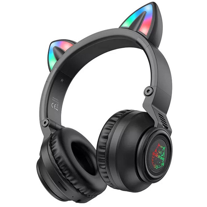 Уценка Накладные беспроводные наушники BOROFONE BO18 Cat ear Херсон - изображение 1