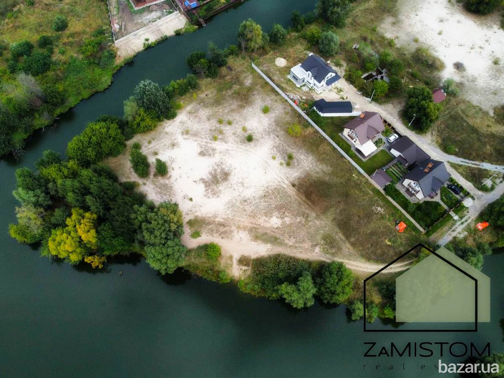 Продаж супер ділянка 50 соток в селі Гнідин. Знаходить на півострові, із своїм виходом до річки. Ел Бориспіль - зображення 12