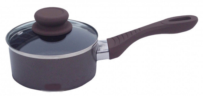 Ківш з кришкою Lessner Chocolate Line 88364-14 14 см 1 л Київ - зображення 1