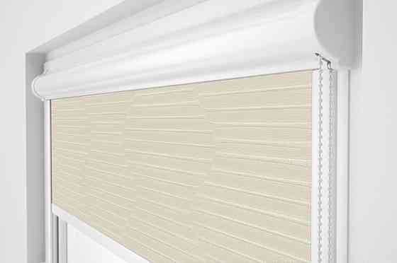 Рулонна штора Rolets Ніл 2-02-625 62.5x170 см закритого типу Пудрова Київ