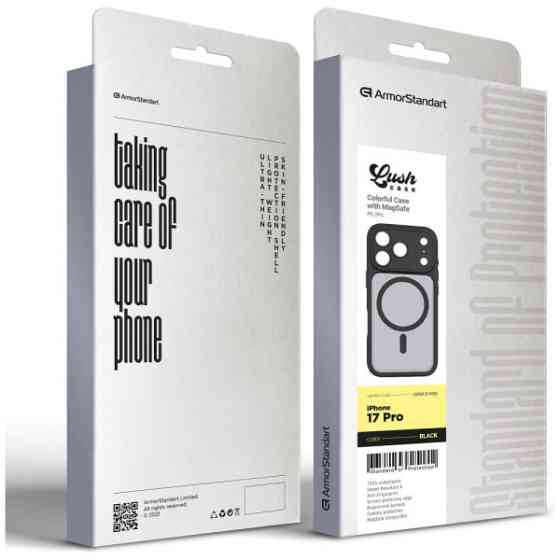 Чохол ArmorStandart Lush MagCase для Apple iPhone 17 Pro Black (ARM87488) (Код товару:42799) Харьков