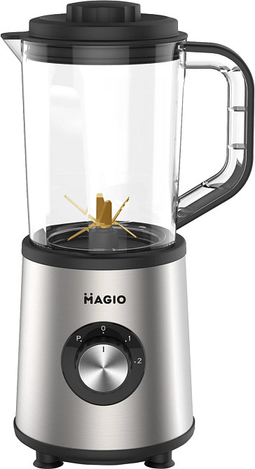 Блендер стационарный Magio MG-240 1000 Вт серебристый Київ - зображення 1