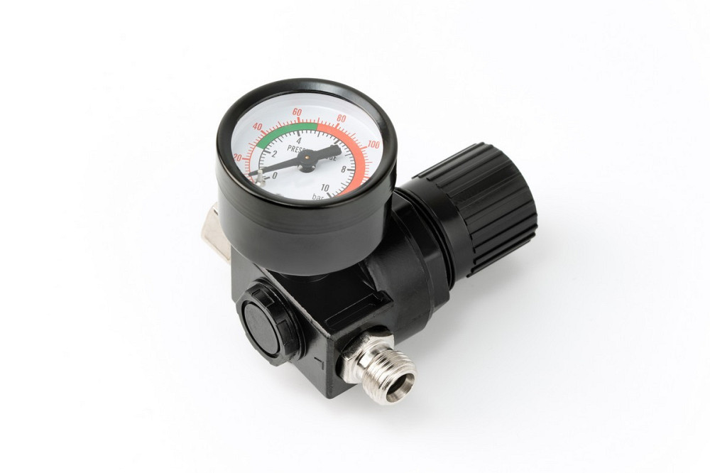 Краскопульт пневматический MASTERTOOL HVLP GLAZE ВПЛБ 600 мл Ø 1,4 мм круглый/плоский факел 150-220  Харків - зображення 5