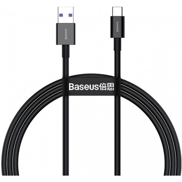 Кабель Baseus Superior USB to Type-C PD 66W 1m Black (CATYS-01) Харків - зображення 1