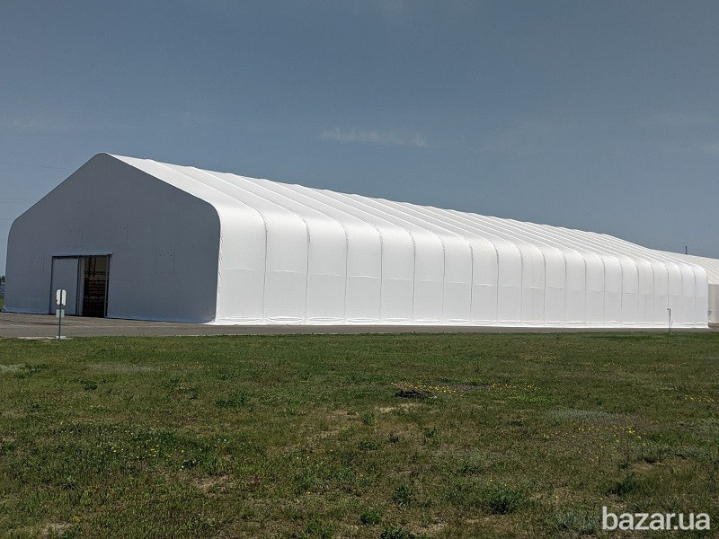 Ангар, каркасно-тентовый(КТС), сборно-разборный, 30х80 м, класс горючести Г2(М2). Харьков - изображение 2