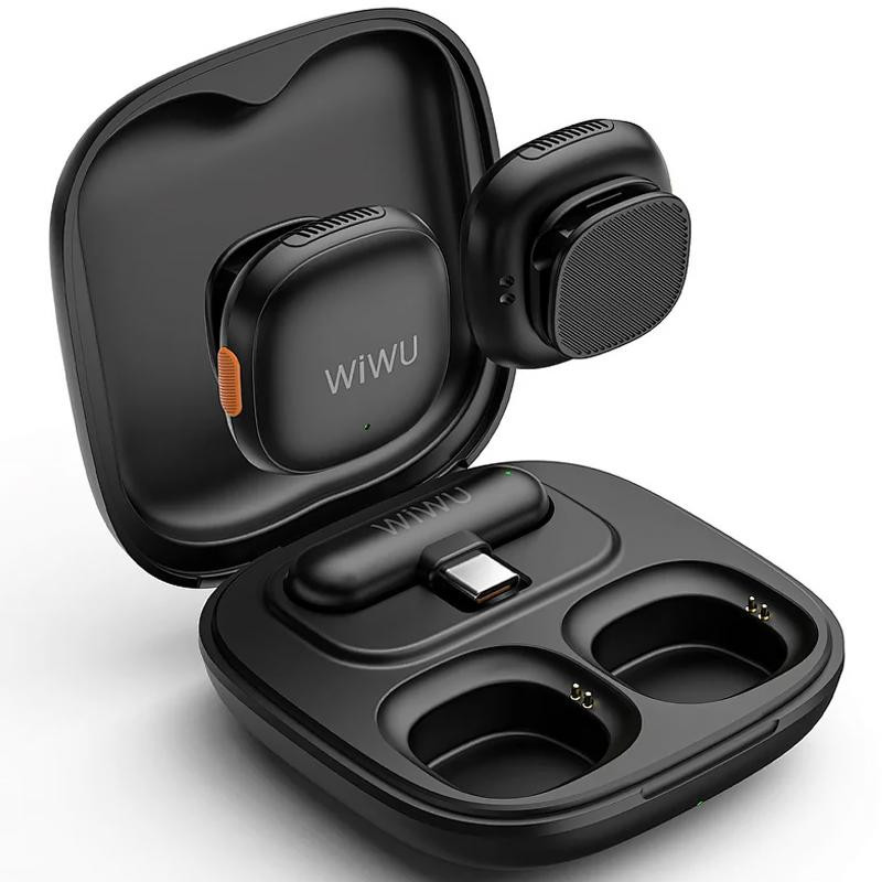 Уценка Петличный беспроводной микрофон WiWU Wi-WM006 AI Adaptive Noise Reduction Type-C Херсон - зображення 5