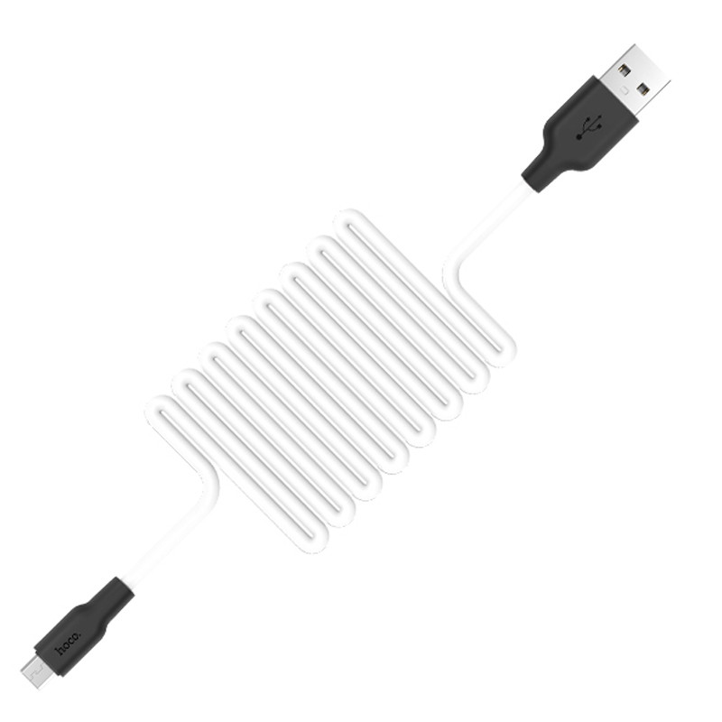 Дата кабель Hoco X21 Plus Silicone MicroUSB Cable (1m) Херсон - зображення 3