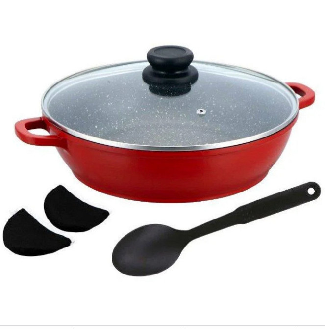 Сотейник 28 см Rainstahl RS-5800-28-red Київ - зображення 1