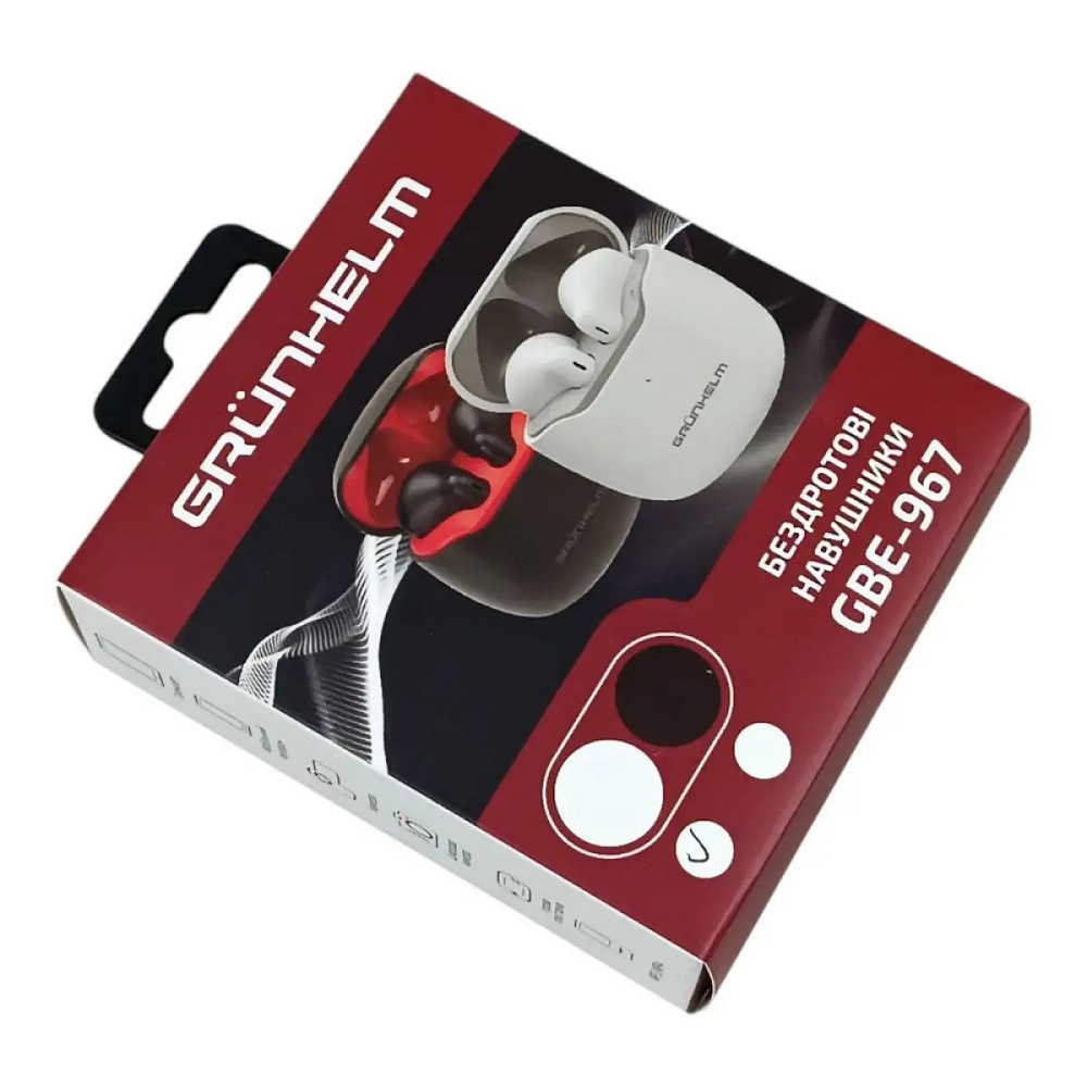 Наушники Bluetooth Grunhelm GBE-967 Київ - зображення 6