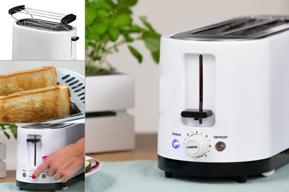 Тостер First FA-5368-3 750 Вт белый Київ - зображення 4