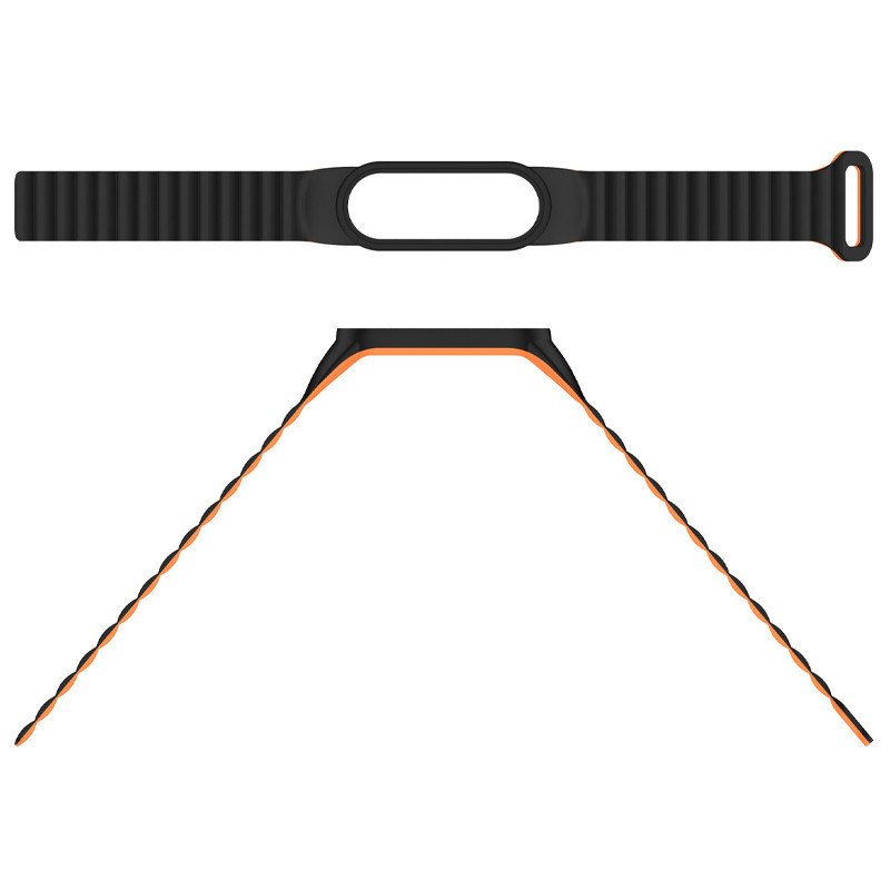 Ремешок Dual-color Magnetic для Xiaomi Mi Band 9/8/10 Херсон - зображення 4