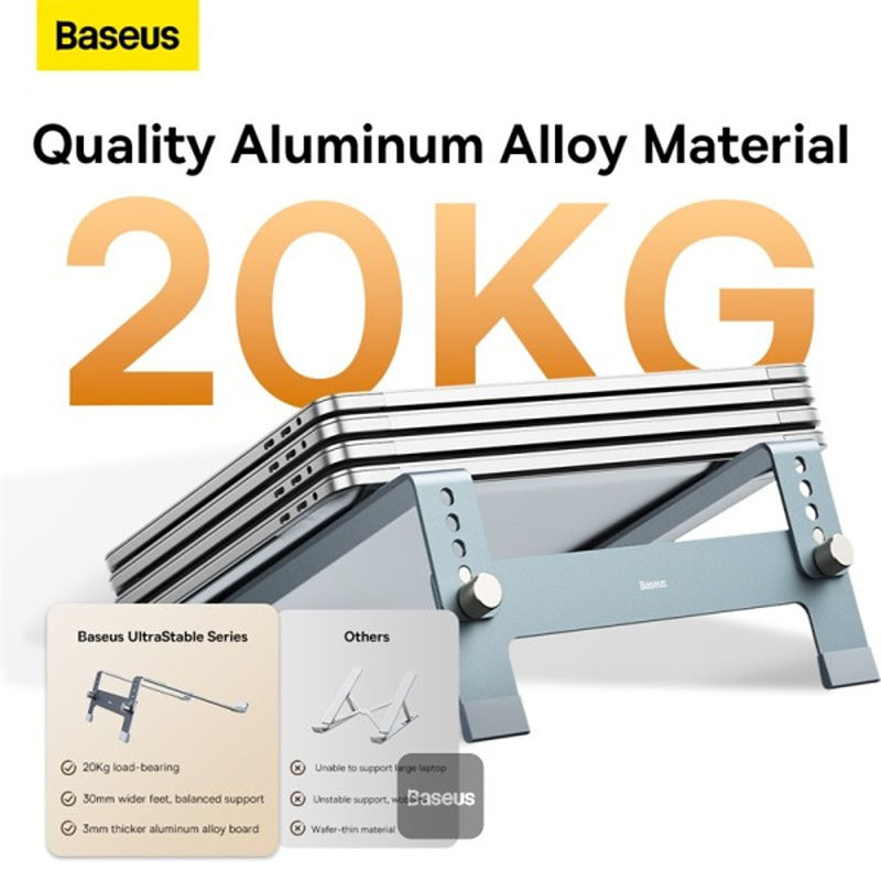 Подставка для ноутбука Baseus UltraStable (4-Gear Adjustable) (B10053100811-00) Херсон - изображение 6