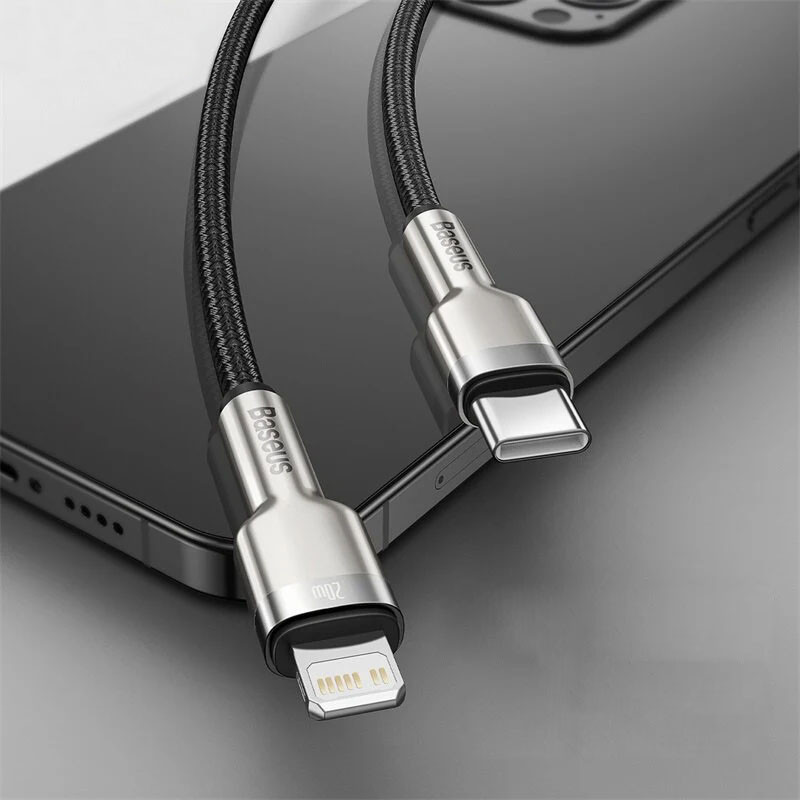 Дата кабель Baseus Cafule Series Metal Type-C to Lightning PD 20W (0.25m) (CATLJK-0) Херсон - зображення 3