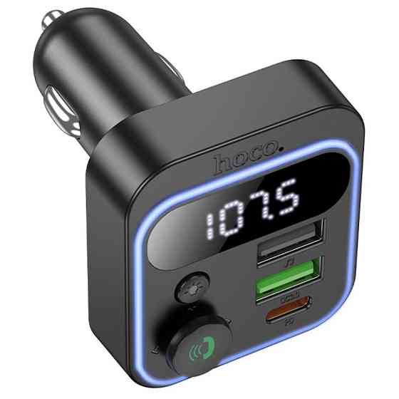 Уценка АЗУ FM модулятор Hoco E85 Tiger PD20W+QC3.0 (2USB-A/1C) Херсон