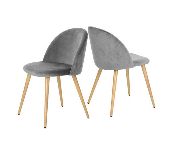 Стілець Анрі м'який тканина сіра Дніпро - зображення 4