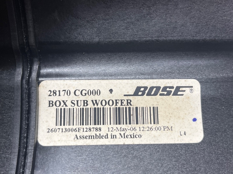 Сабвуфер Infiniti FX 2002-2008 28170CG000 (Арт. 75282) Киев - изображение 7