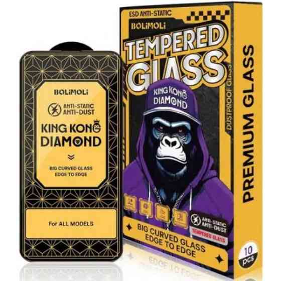 DM Захисне скло KingKong Diamond для Apple iPhone 17 Pro/18 Pro Black Харьков