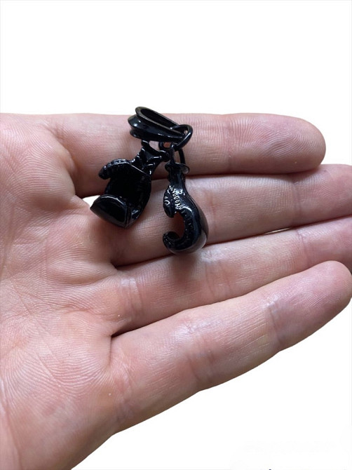 Брелок - Боксерская перчатка на ключе Черный (код 00268) Київ - зображення 8