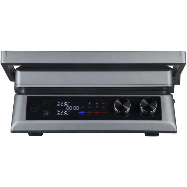 Электрогриль POLARIS SMOKELESS PGP 7003 2000 Вт серебристый Київ - зображення 3